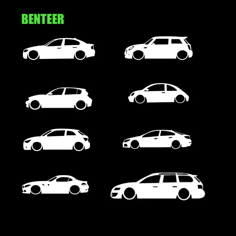 

Car body sticker for bmw 1 3 series Z4 MINI volkswagen CC Passat R36 Scirocco beetle Audi A1