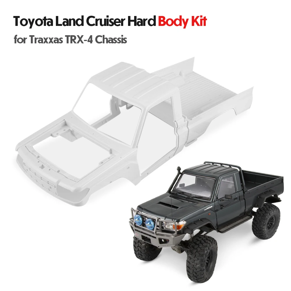 

LC70 RC Car Body Shell Kit for 323mm Wheelbase Traxxas Chassis 1/10 Land Cruiser 70 RC Parts 3 Optional Colors