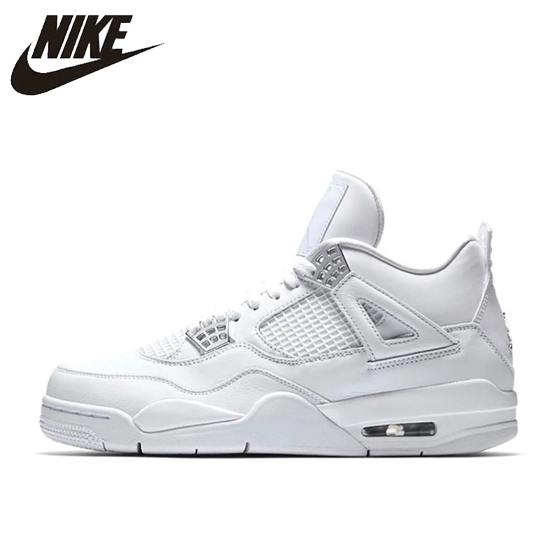 

Nike Air Jordan 4 Laser AJ4 Breathable Men's New Arrival Authentic Basketball Shoes Sports Sneakers 308497-100