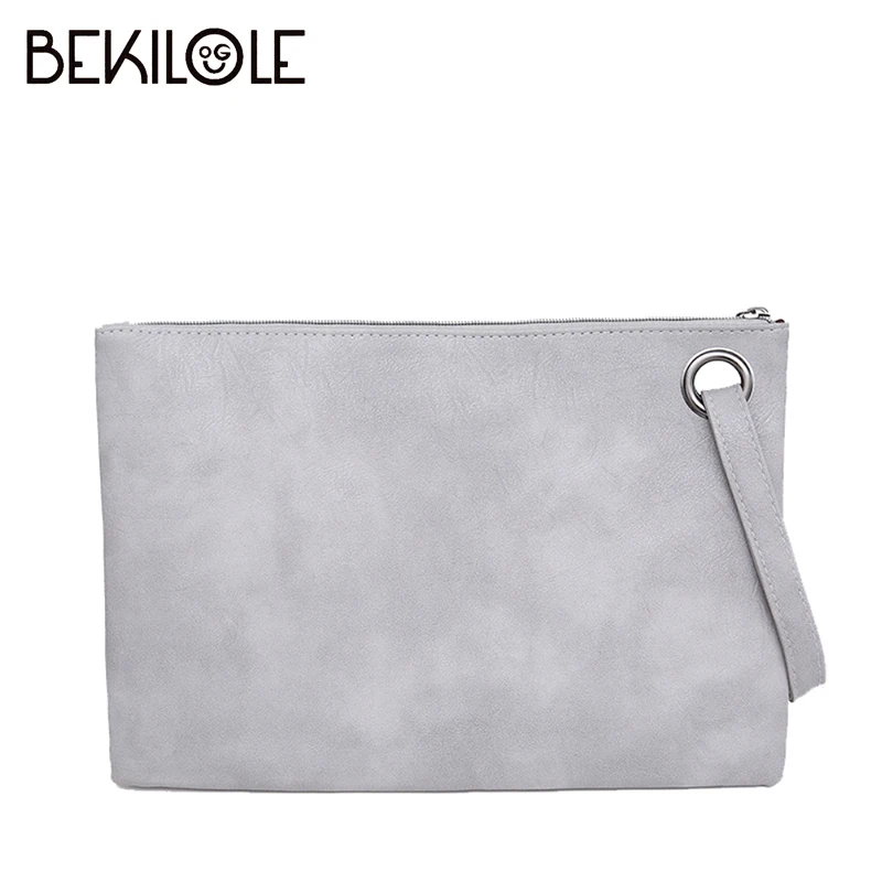 BEKILOLE PU font b Leather b font Luxury Retro font b Handbags b font Envelope Evening