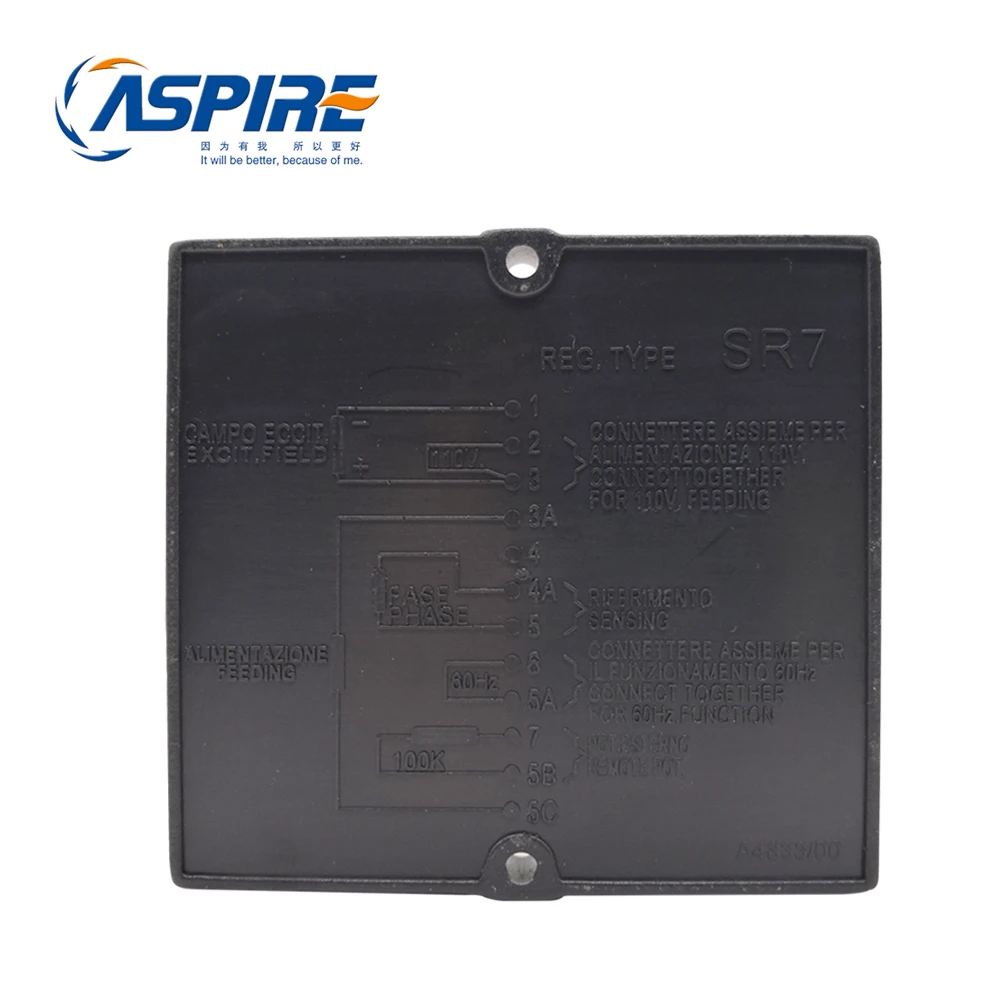 Aspire Blushless запчасти генератора автоматический Напряжение регулятор AVR SR7 заменить для mecc alte AVR SR7 2G