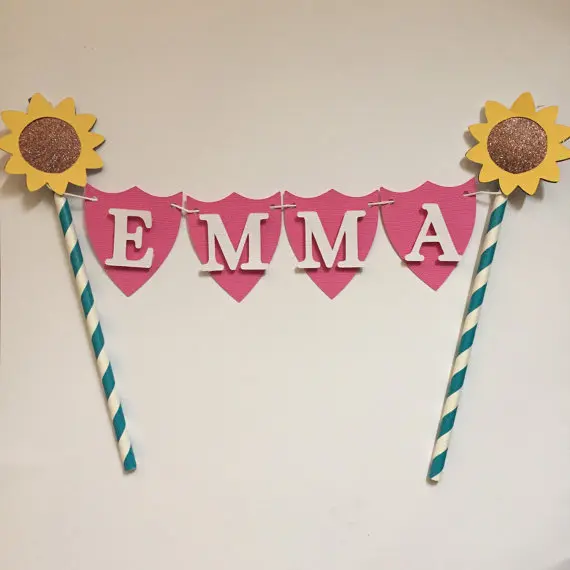 Cumpleaños Personalizada Cualquier Nombre Fiesta Empavesado Bandera De Tarjeta Vintage Guirnalda