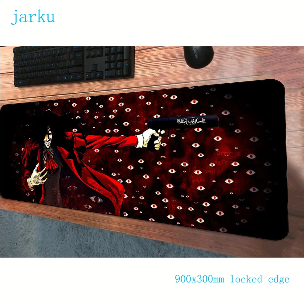 hellsing pad mouse cute computer gamer 900x300x3mm padmouse big Popular mousepad ergonomic gadget office desk mats | Компьютеры и офис
