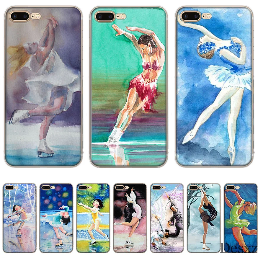 

Phone Case For iPhone 11 Pro 7 8 6 6s Plus X XR XS Max 5 5s SE Cover Figure Skating