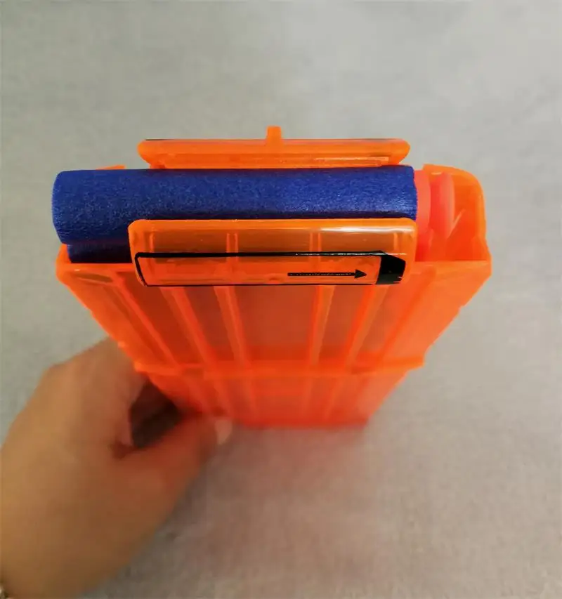 

30pcs Dart Refills Round Head Hollow Foam Bullets for Toy Gun + 1pc Soft Bullet Clips For Nerf Toy Gun 12 Bullets