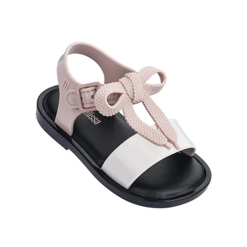 

2019 New Mini Melissa Shoes Summer Jelly Sandals Shoe Girl Non-slip Kids Beach Sandal Toddler Melissa Shoes
