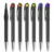 200 pcs/lot New 2013 kawaii black refill custom ballpoint pens with logo