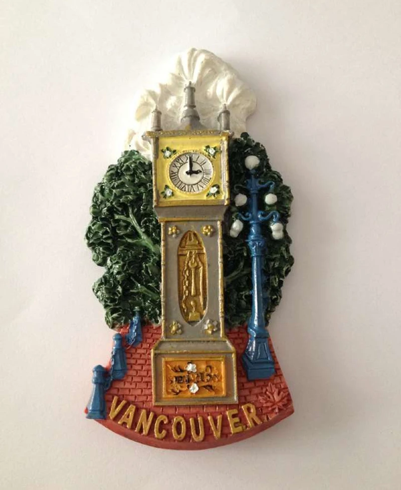 Vancouver Big Bell 3D Fridge Canada Travel Souvenirs