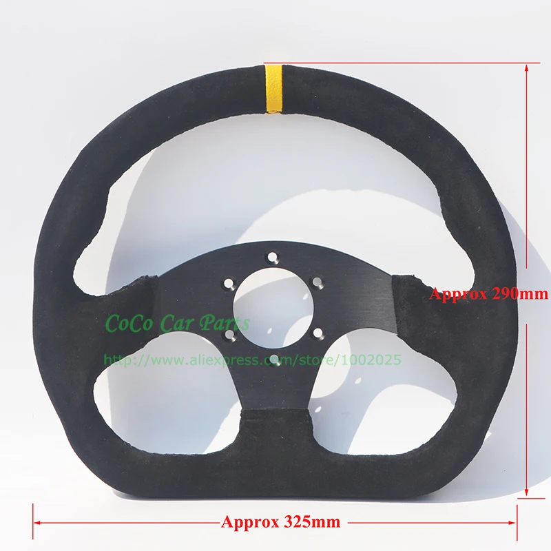 D форма 3 цвета стежка замша кожа картинг/игра/рулевое колесо автомобиля