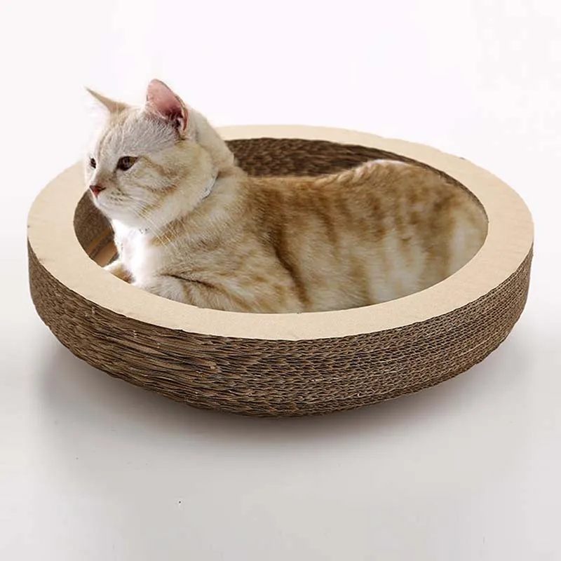 

Cat Scratch Bowl Durable Litter with Catnip Large Space Rest Sleep Wear-resistant Cat Claw Pot Cat Mat Scratch Pet Products