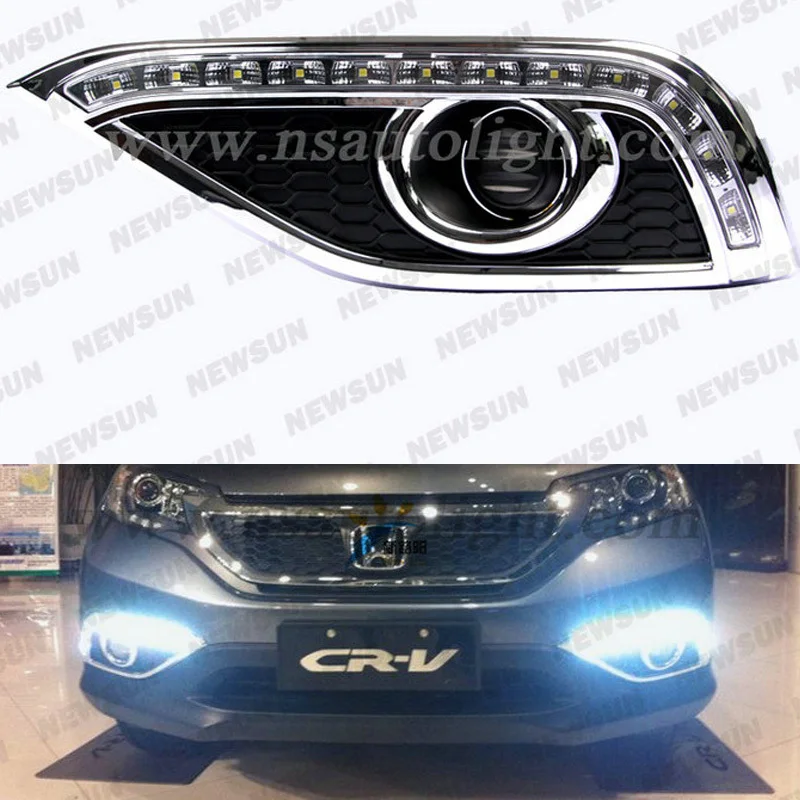 

Factory supply! Led Daytime drl Lights for Honda CRV 2012 Daytime Running Light with Turn signal drl led light for Honda