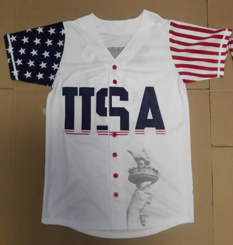 usa baseball jersey cheap