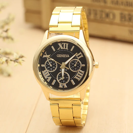 

Watch Women's Gold Ladies Watch Luxury Brand Shows Woman Bracelet Design Golden Clock Life Waterproof Quartz Watch Reloj Mujer