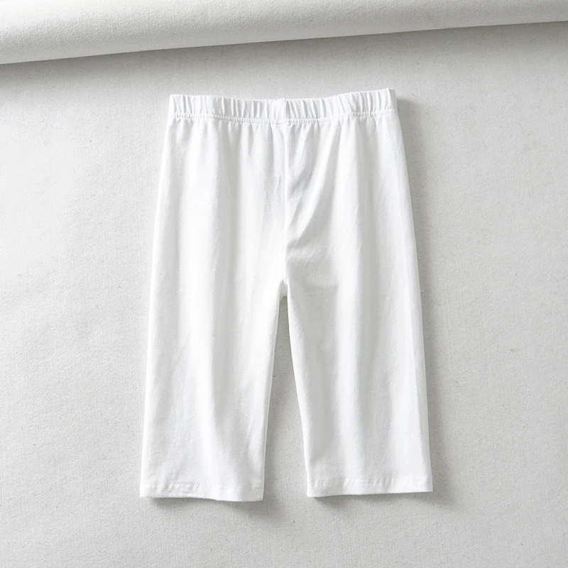solid biket shorts women casual cropped leggins  (3)