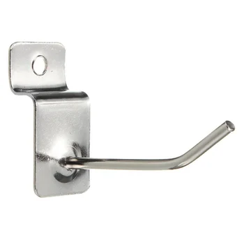 

25 x Slatwall Single Hook Pin Shop Display Fitting Prong Hanger