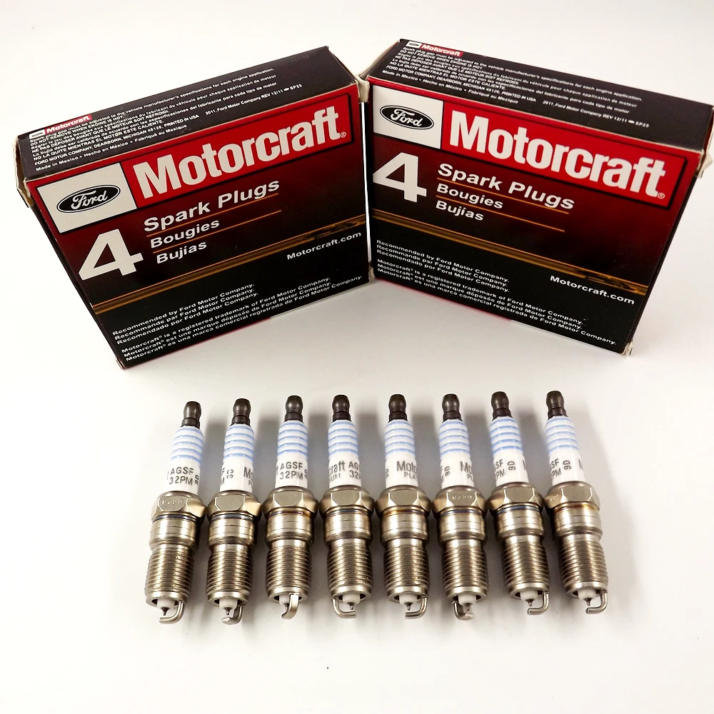

New Set of 8 Motorcraft Spark Plug SP493 AGSF32PM