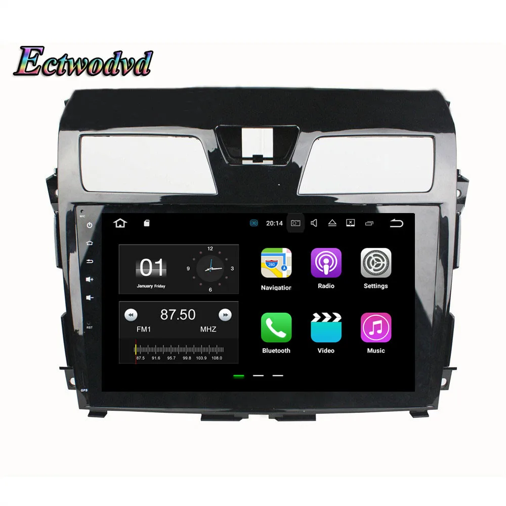 Clearance Ectwodvd Octa Core 4G RAM 64G ROM Android 9.0 Car Multimedia DVD Player GPS HeadUnit for Nissan Tenna 2013 2014 2015 15