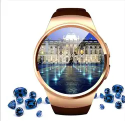 [Подлинный] KW18 Bluetooth smart watch Поддержка полноэкранного sim-tf смарт-карты трекер сна сердечный ритм для Apple huawei Benz часы