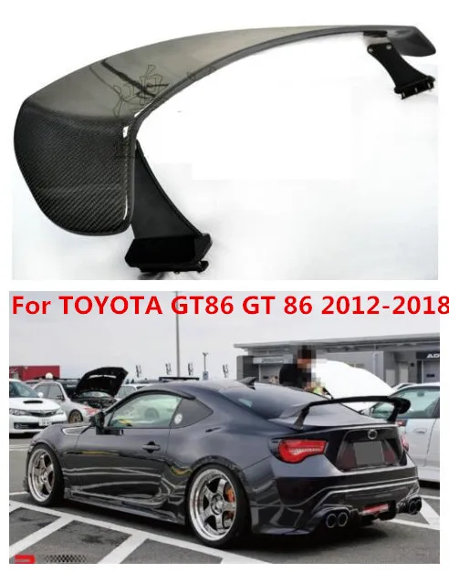 Углеродного волокна/ABS заднего крыло багажника спойлер подходит для TOYOTA GT86 GT 86 2012