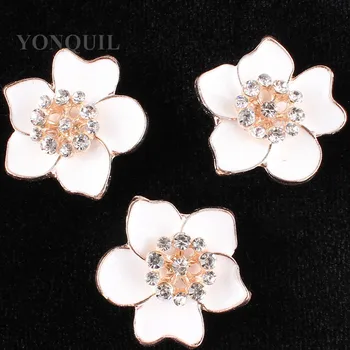 

2017 New design flower shape women brooches pins material DIY accessories for Scraft dress cloth decorative 20pcs/lot SYBB93