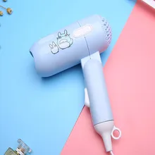 LSTACHi модный фен для волос с героями мультфильмов, Студенческая техника для дома, фен портативный, компактный и складной