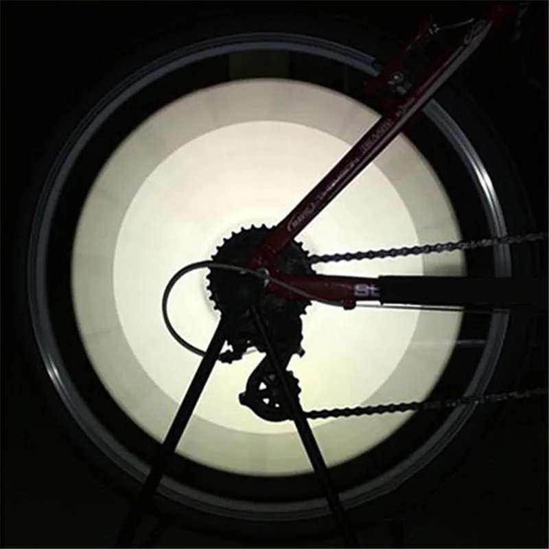 12 шт. велосипедные шлемы для езды на горном велосипеде, обода колеса говорил Крепление зажим трубка Предупреждение светильник полосы Отражатель Светоотражающие Открытый белый 75 мм