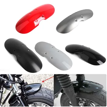 

5 Colors Motorcycle Short Front Fender Mask Motorbike Splash Mudguard Fairing Chopper fit for Triumph Scrambler Cafe Racer