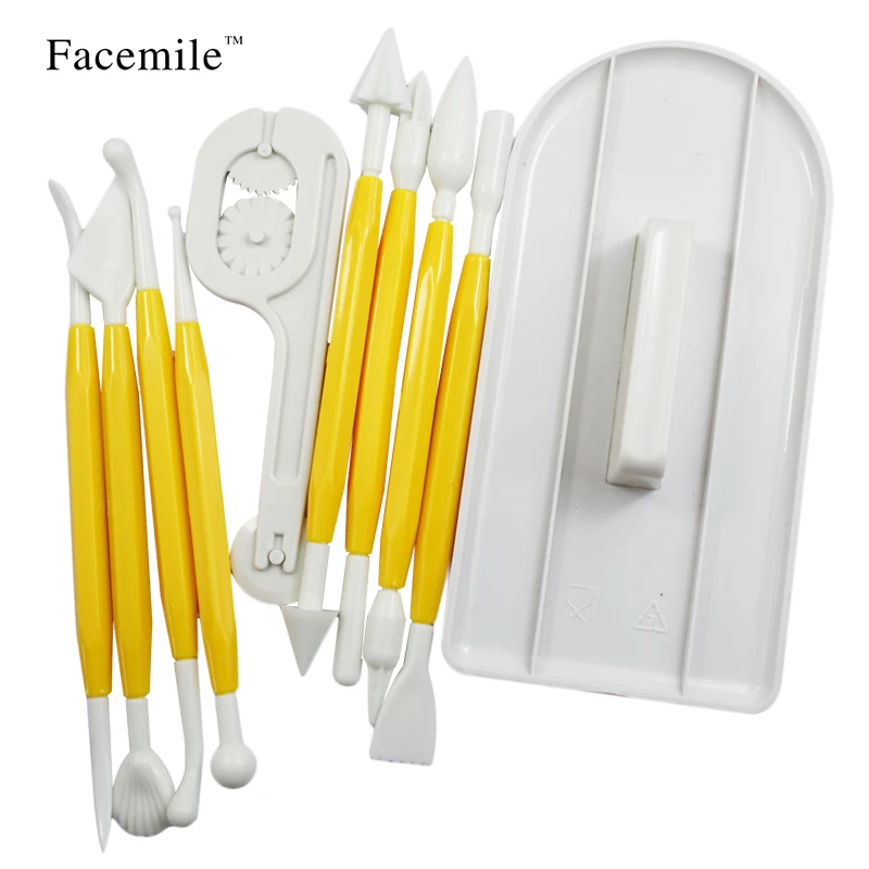 

Free Shipping Screeding Unit/Small Roller/Yellow 8 Sculpture Group 3 Suits Mold Gift Baking Pastry Decorating Mould Tools 03104