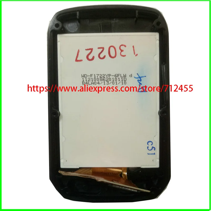 

Used 2.2inch For GARMIN EDGE 510 510J Bicycle Code Table GPS LCD Screen Display LCD Touch Screen + Outer Frame WD-F1772YP-6FLW