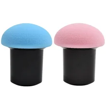 1pcs Sponge Cute Mushroom Head Cosmetics Wet And Dry Puff Size Large With Tamping Box Packaging Makeup Tool P1