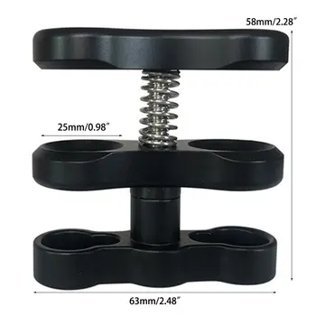 

1" Ball Clamp Diving Lighting Arm Holding System For Underwater Photo Dynamic Vedio