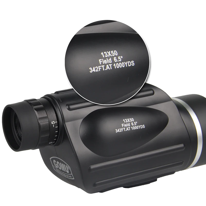GOMU 13X50 Monocular waterproof Rangefinder Spotting Scope Telescope 114m1000m View for Outdoor Hunting RL36-0002 (22)