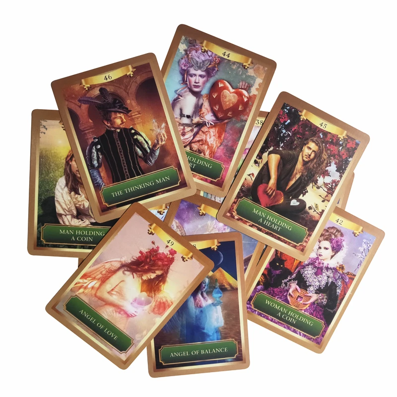 Новые карты mysterious power oracle deck, английские карты Таро, руководство-гадание Фортуна для женщин, настольная игра, 53 карты/набор