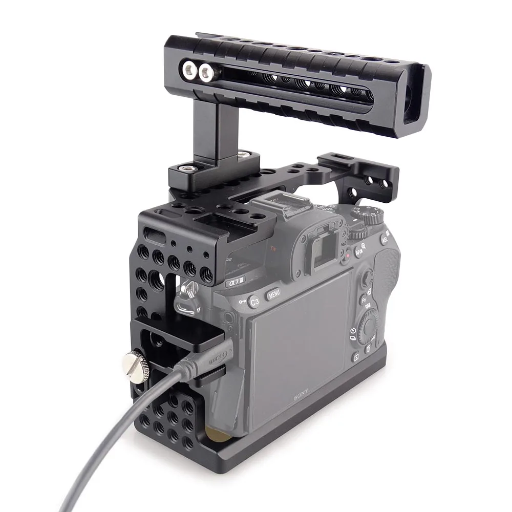 MAGICRIG DSLR камера клетка с верхней ручкой+ HDMI кабель зажим для sony A7RIII/A7RII/A7II/A7III/A7SII/A7M3 DSLR клетка набор