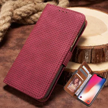 

Luxury Business Retro Filp Phone Case for iPhone 8 7 6 6s Plus 5S X Phone Housing Card Slot Wallet Holster Leather Phone Cover