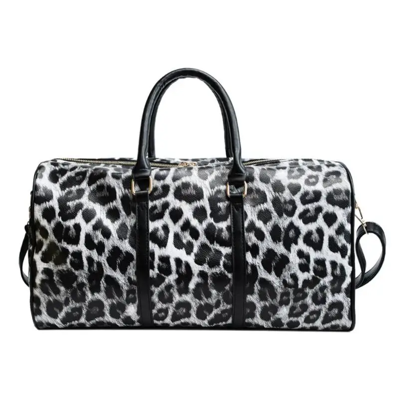 Модные женские туфли слинг плеча сумочку большой ёмкость Leopard Crossbody Дорожные Сумки из искусственной кожи выходные вещевой Сумка