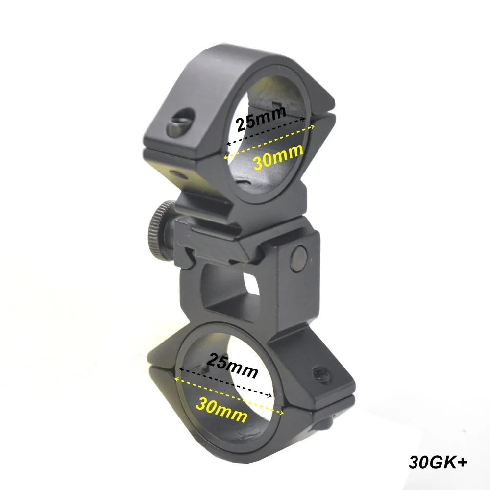 

AloneFire Hunting 30mm / 25.4mm 1" Quick Release Scope Mount Ring Adapter Bike Bicycle Light Torch Flashlight Clip Mount