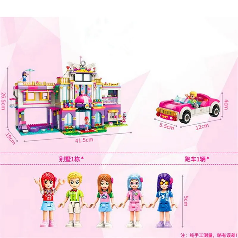 2017 944pcs Girl's Dream Constructor Model Kit Blocks Compatible LEGO Bricks Toys for Boys Girls Children Modeling 2017 944pcs Girl's Dream Constructor Model Kit Blocks Compatible LEGO Bricks Toys for Boys Girls Children Modeling