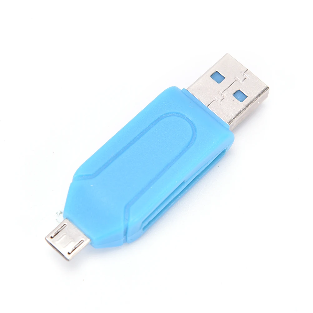 Универсальный Micro USB OTG картридер TF/SD многофункциональный Card Reader мобильный телефон OTG картридер