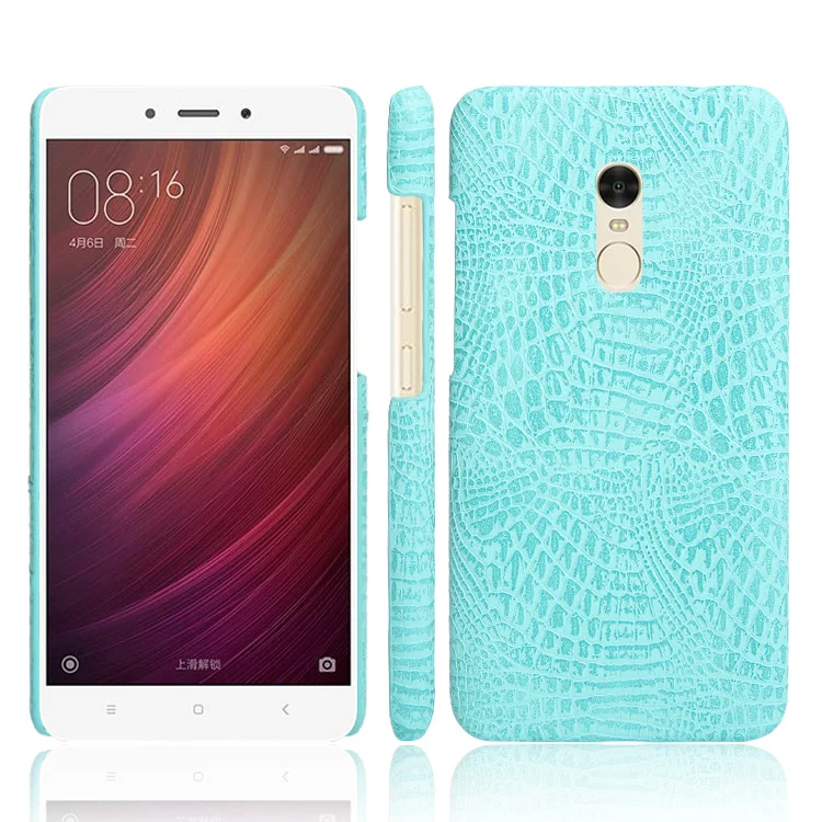 Чехол для Xiaomi Redmi Note 4 Red mi Note4 с крокодиловым узором кожаный чехол Xiao Mi 5 &quot жесткие