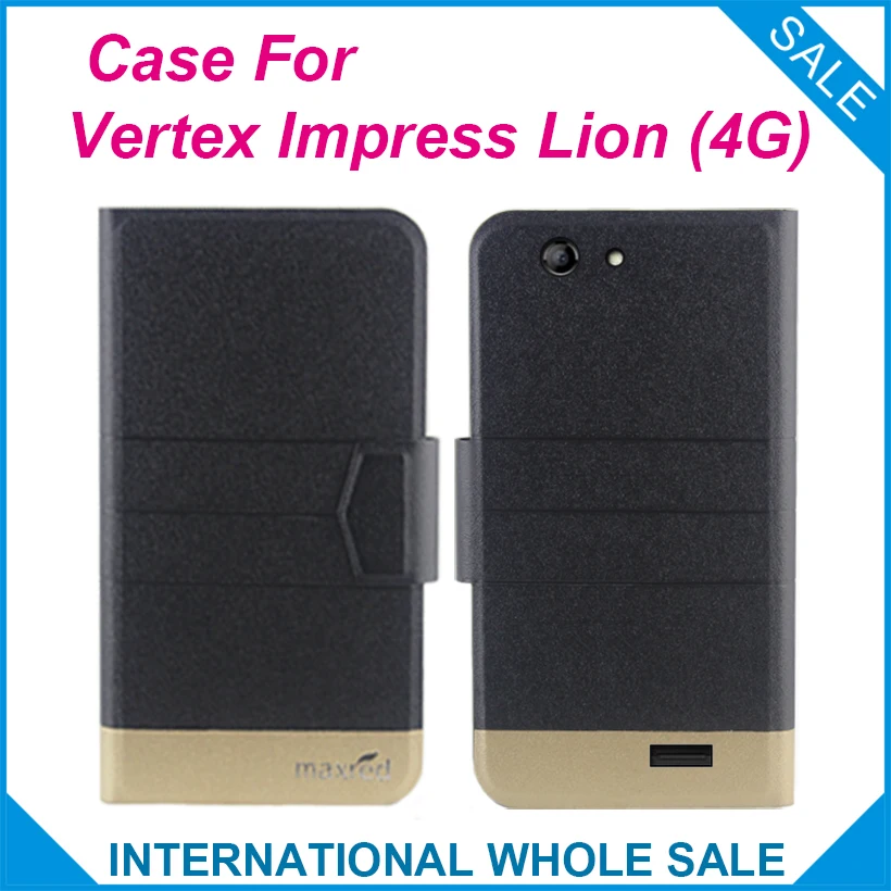 

Original!Vertex Impress Lion (4G) Case High Quality Flip Ultra-thin Luxury Leather Protective Case For Vertex Impress Lion (4G)