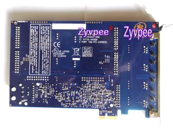 

zyvpee AEX410 PCIe Interface 4 Ports Analog Asterisk Card Support Trixbox Elastix FreePBX VPMADT032 EC For PBX VoIP,fxs fxo