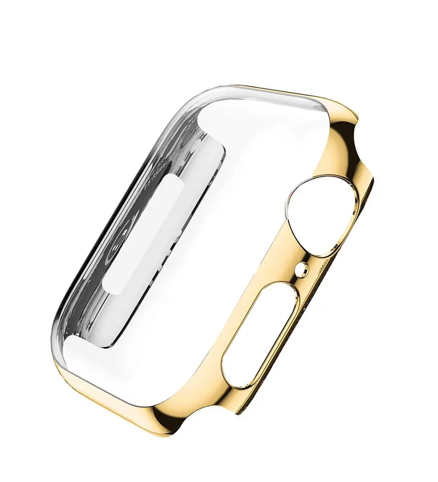 Защитный чехол для Apple Watch 4, 3, iwatch band 42 мм, 38 мм, 44 мм, 40 мм, защитная крышка для экрана из поликарбоната, водонепроницаемая оболочка 42