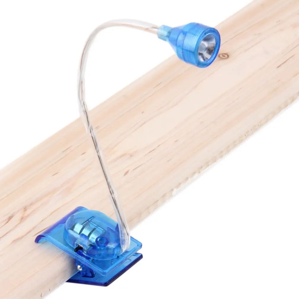 

Durable Adjustable Bright LED Clip On Book Reading Light Mini Table Lamp CLH@8