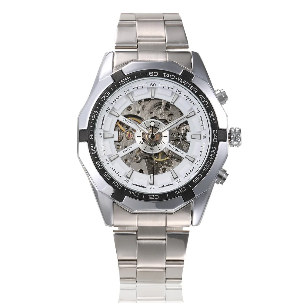 Fashion Top Brand Winner Mens Watches Luxury Skeleton Clock Man Classic Sport Watch Gift Automatic Mechanical Relogio Masculino