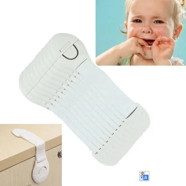 

5 Piece/Lot Door Lock Cabinet Wardrobe Refrigerator Safety Safe Cloth Belt Lock For Kid Child Baby Protection security drawer