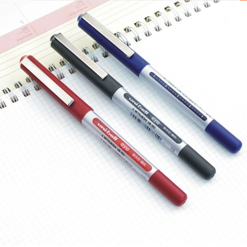 Классика! Японский Mitsubishi Uni гелевая ручка шариковая глаз микро гелевая ручка 0,5 мм черный/синий/красный UB-150 ручки для школы канцелярские