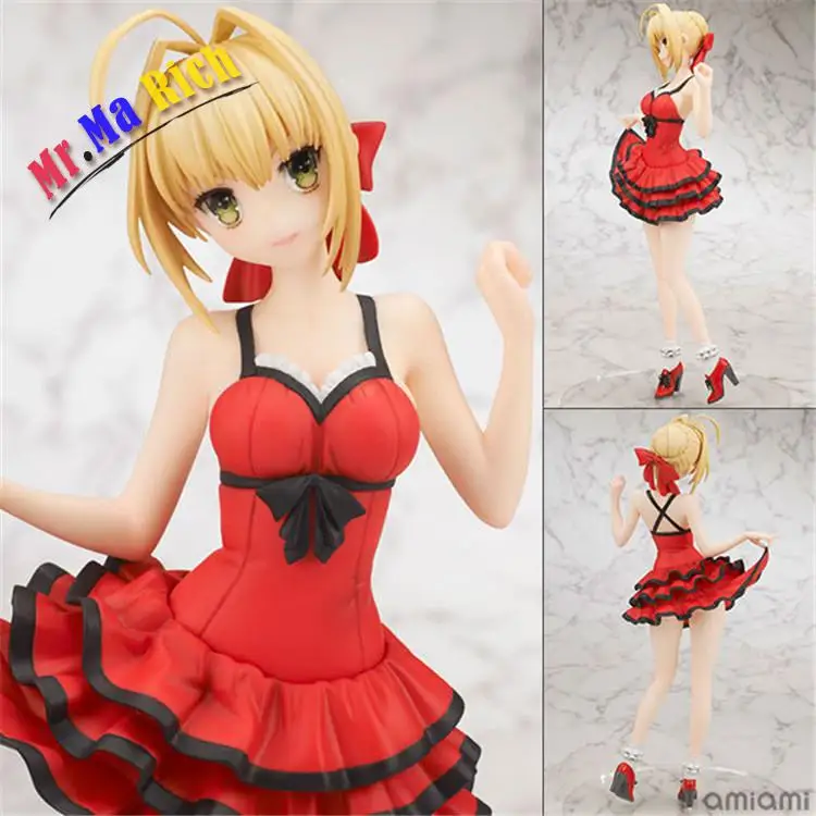 25 см аниме Fate/extra Ccc Servant Saber Nerone Figura del Pvc 10 &quotCollezione Hobby модель Bambola Migliore Regalo