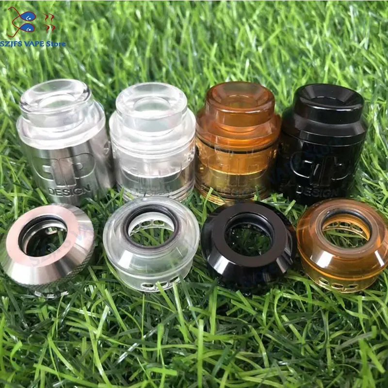 

QP KALI RDA QP Fatality RDA Atomizer vape vaporizer PC pei 25mm QP Drip Oil DIY 316 stainless steel vs QP JuggerKnot Mini RTA