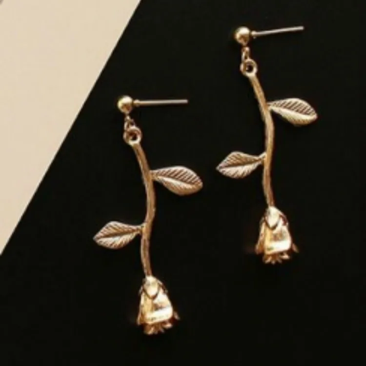 

Bohemia Leaves Flowers Geometric Drop Metal Long Dangle Earrings Brincos Oorbellen Earrings Boucle D'oreille Femme 2017